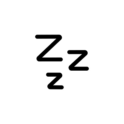 Zzz sleep symbol