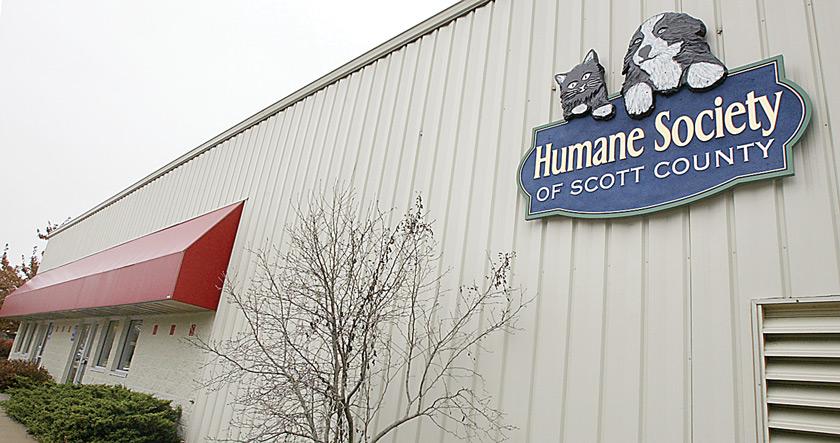 The Humane Society of Scott County has moved into its new home at 2802 West Central Park Avenue in Davenport. (Larry Fisher/Quad-City Times)