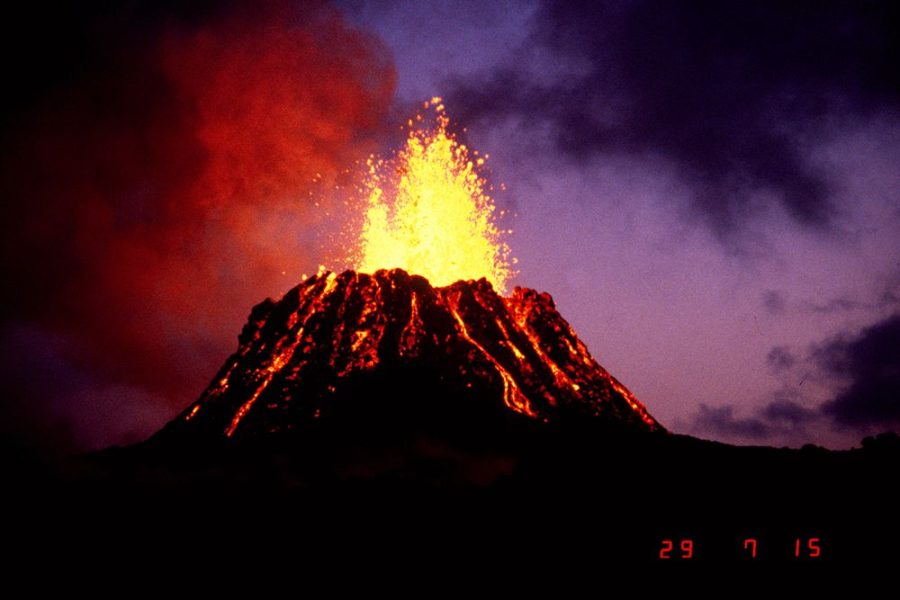 Eruption Of Hawaiis Mauna Loa Volcano